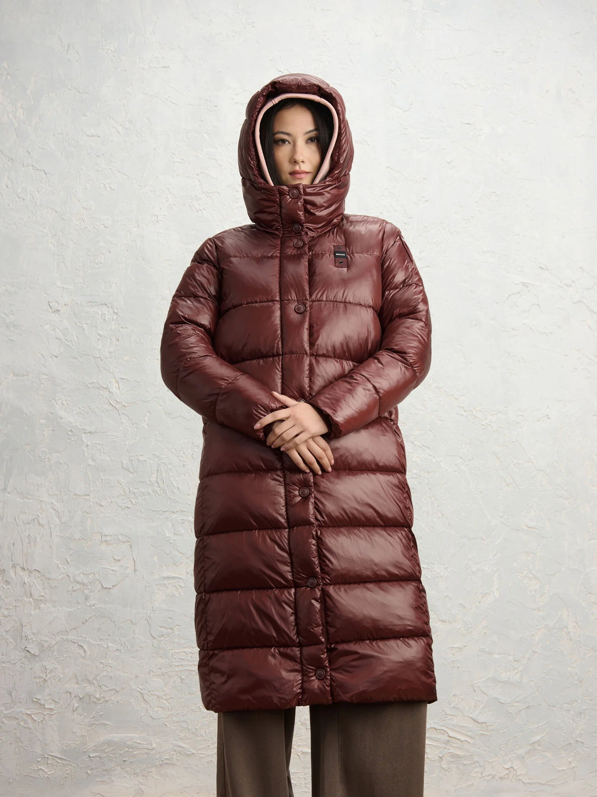 Piumino lungo Blauer Bellevue — Mogano