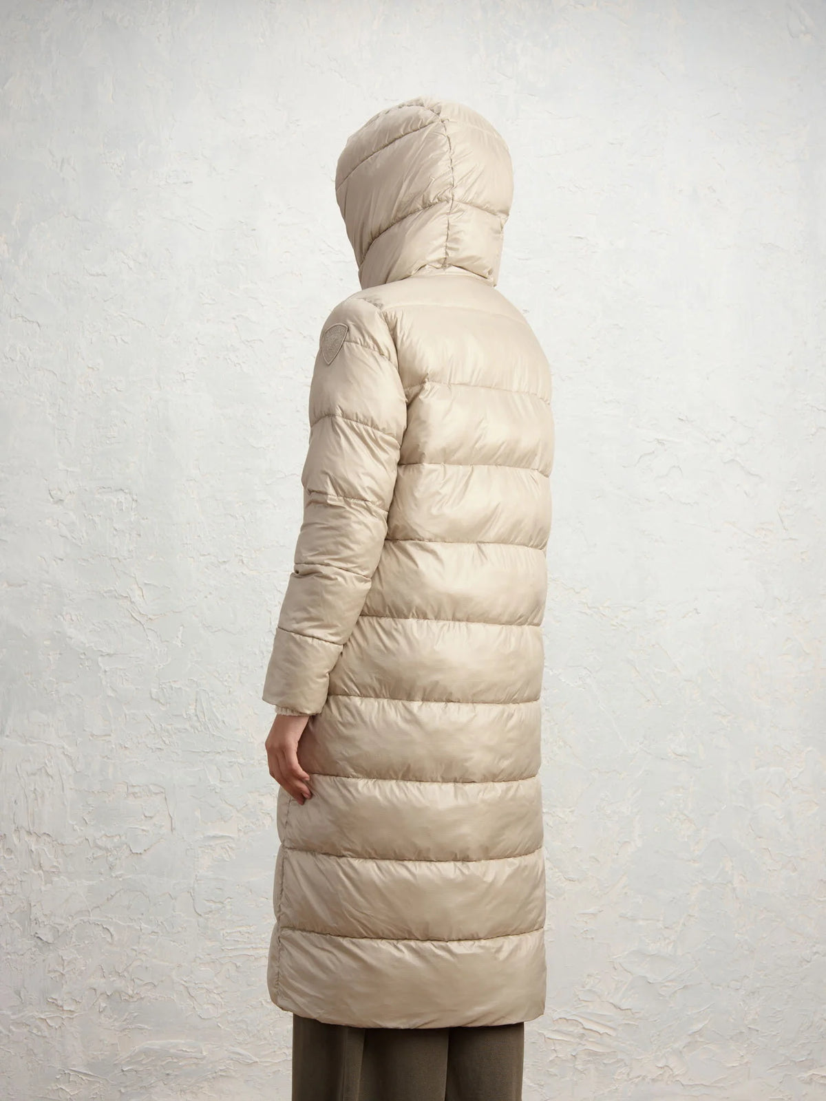 Piumino lungo Blauer Bellevue — Grigio nebbia — vista 4