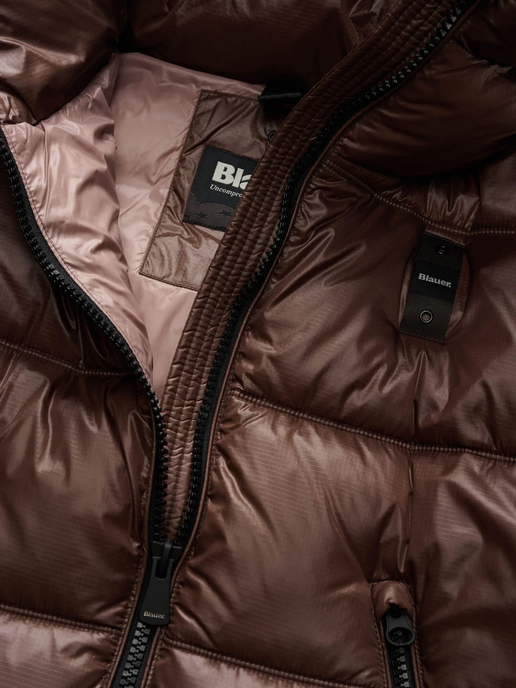 Piumino lungo Blauer Armory — Marrone — vista 5