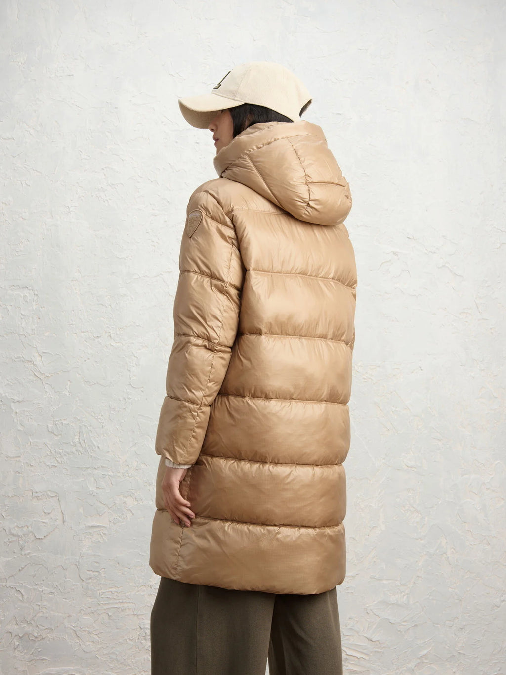 Blauer Armory long down jacket — Café au lait — view 4
