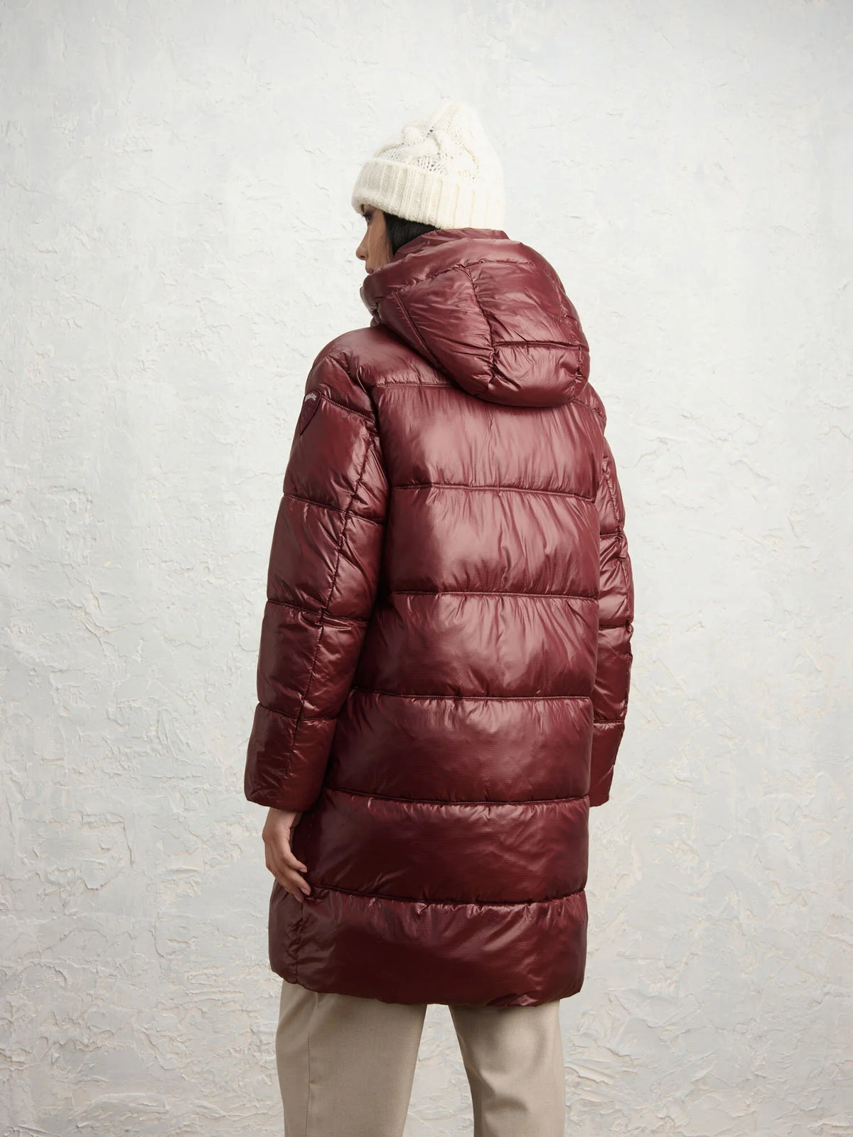 Doudoune longue Blauer Armory — Acajou — vue 4