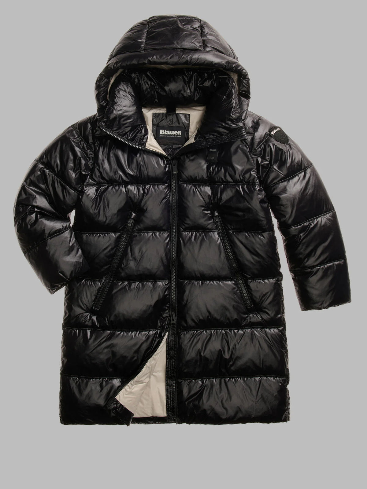 Blauer Armory long down jacket — Black — view 2