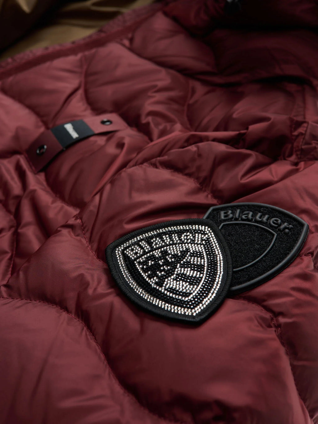 Piumino lungo Blauer Lyne — Mogano — vista 5