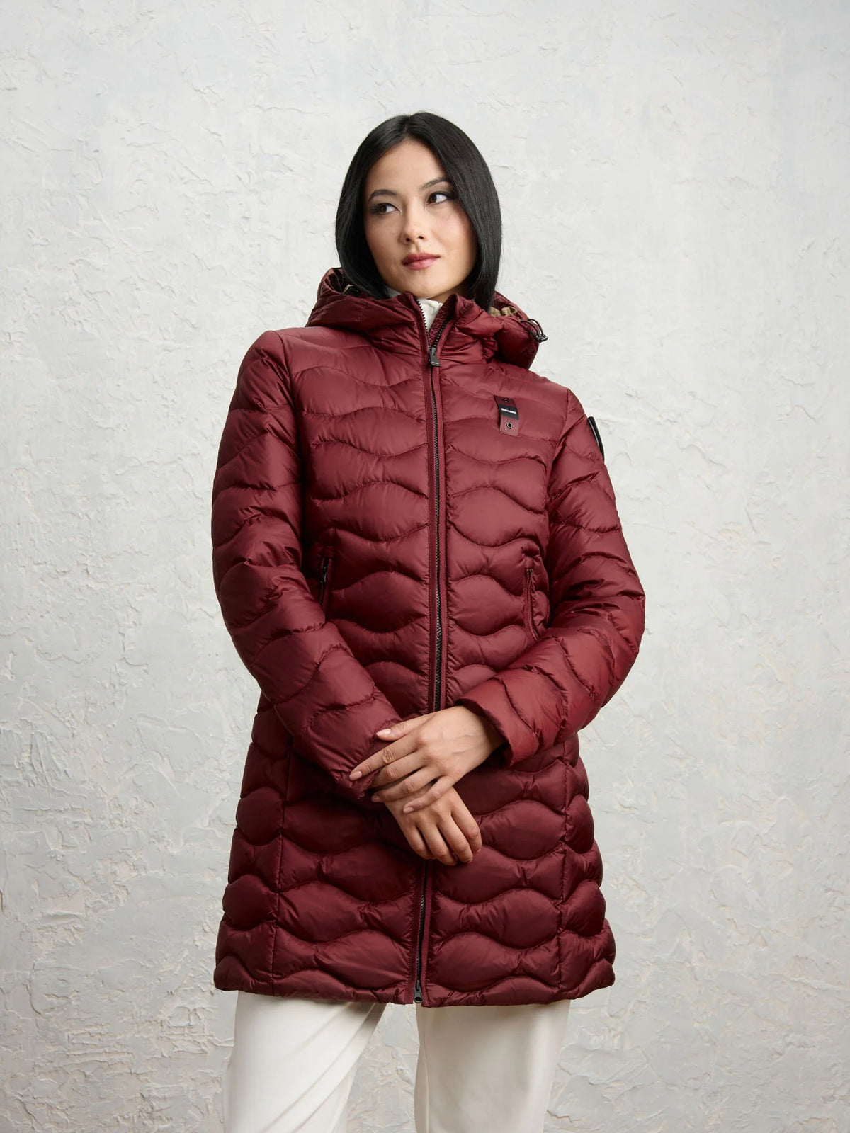 Piumino lungo Blauer Lyne — Mogano