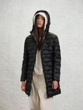 Piumino lungo Blauer Lyne — Nero