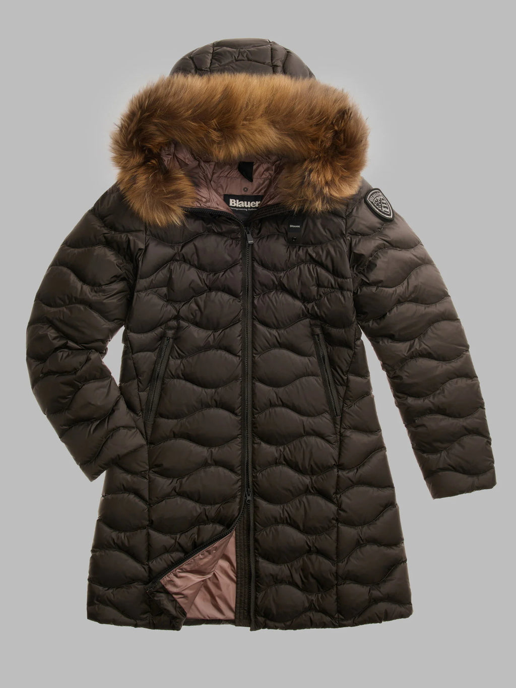 Piumino lungo Blauer Lynel — Torba — vista 2