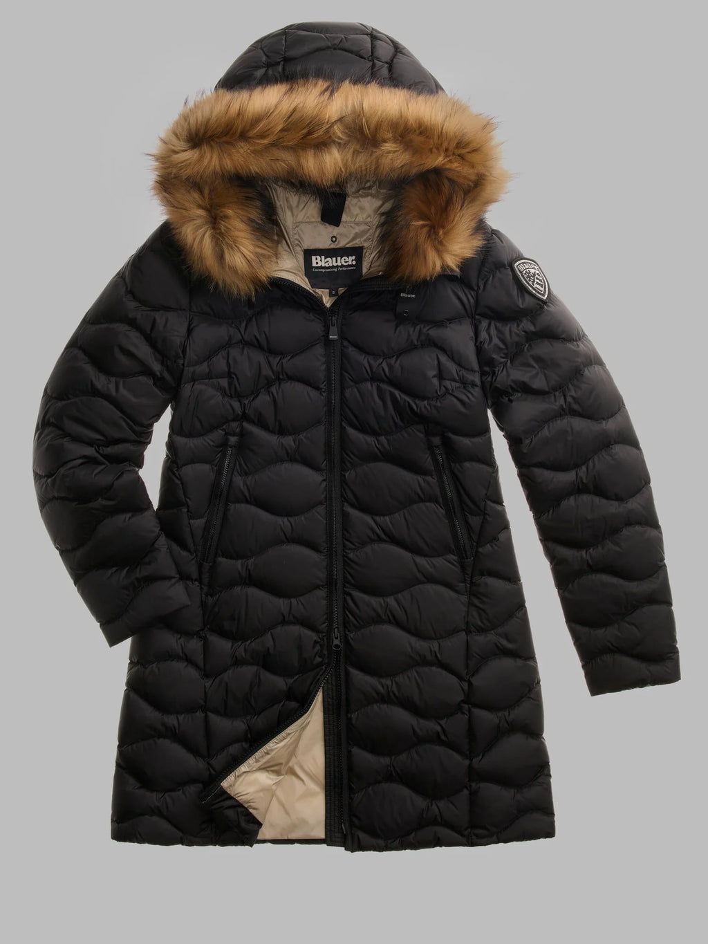 Doudoune longue Blauer Lynel — Noir — vue 2