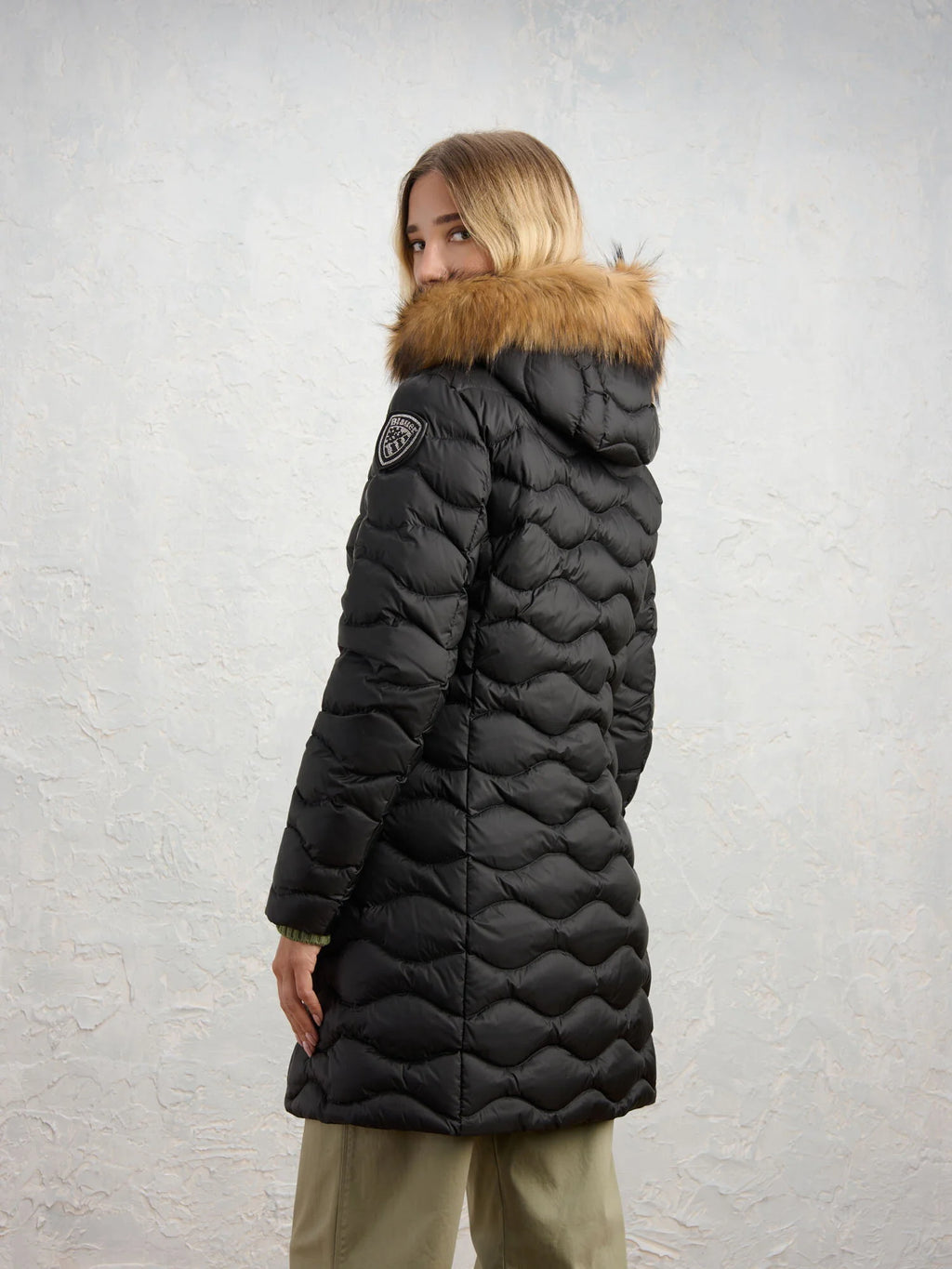 Doudoune longue Blauer Lynel — Noir — vue 4