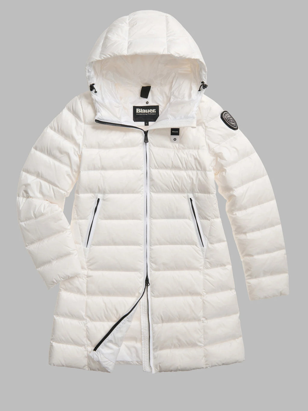 Doudoune longue Blauer Agnes — Blanc optique — vue 2
