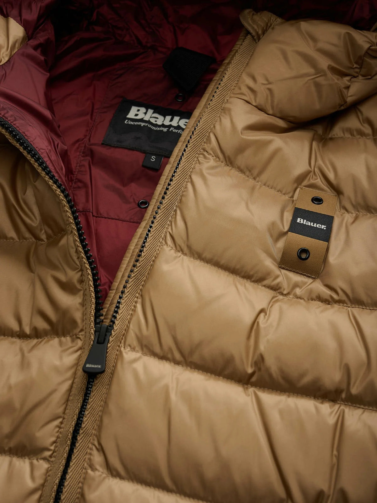 Blauer Agnes long down jacket — Café au lait — view 5