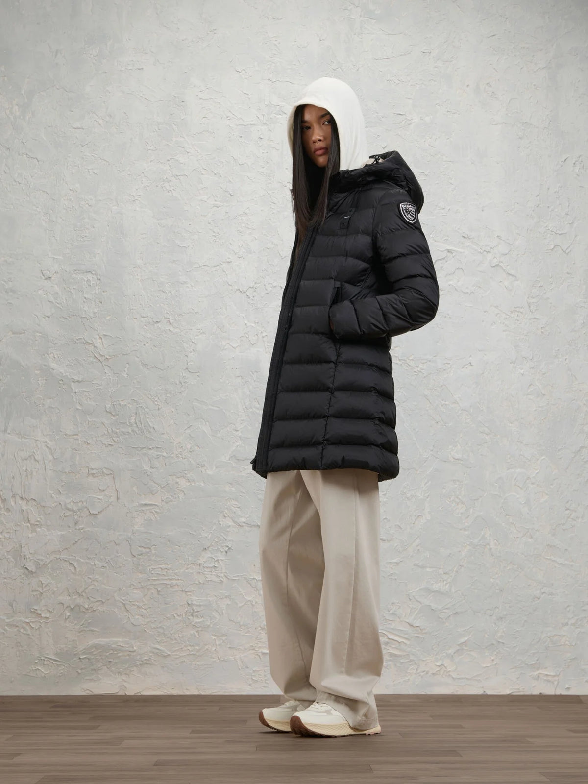 Doudoune longue Blauer Agnes — Noir — vue 3