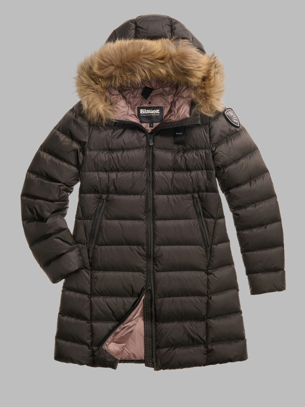 Doudoune longue Blauer Kristin — Tourbe — vue 2