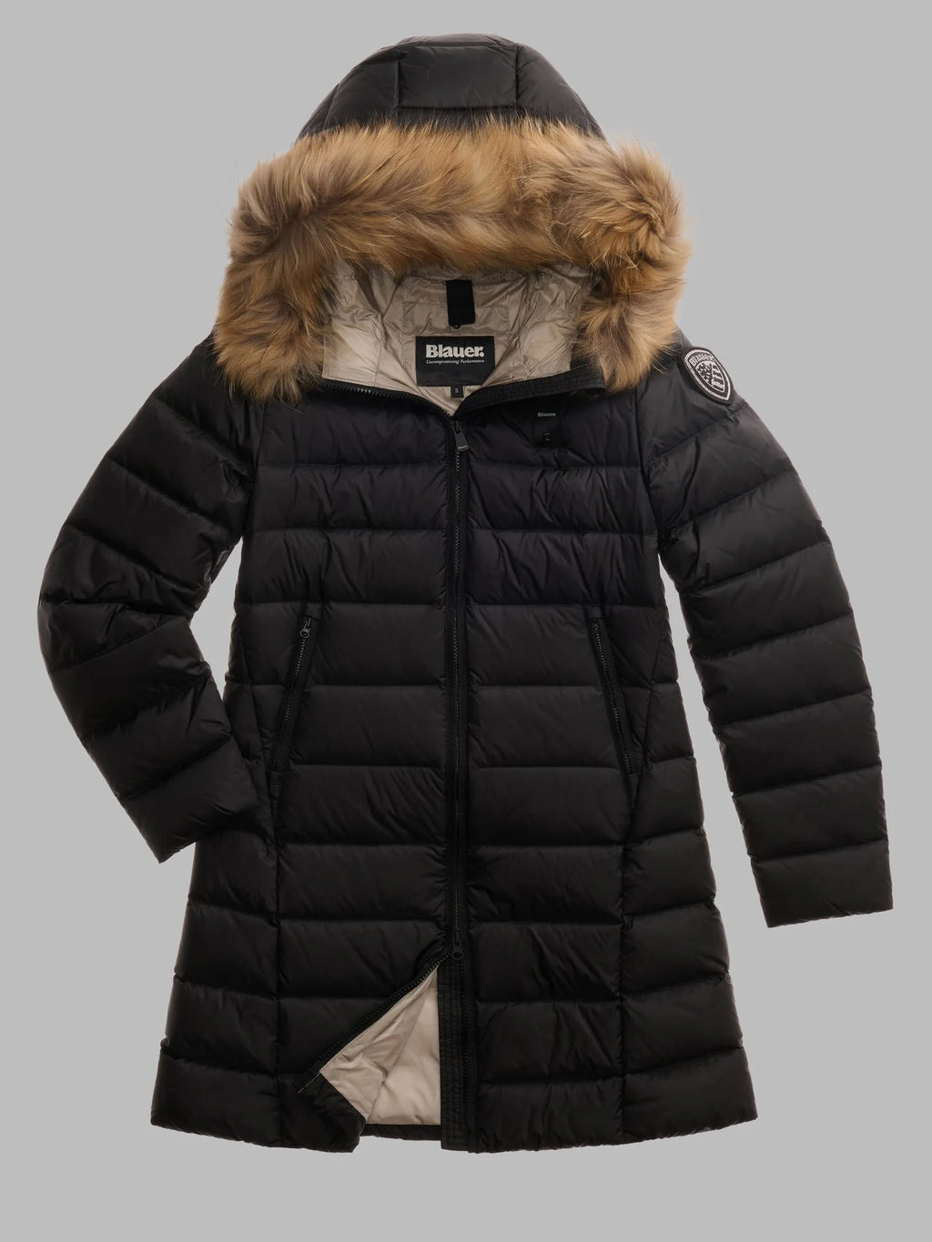 Piumino lungo Blauer Kristin — Nero — vista 2