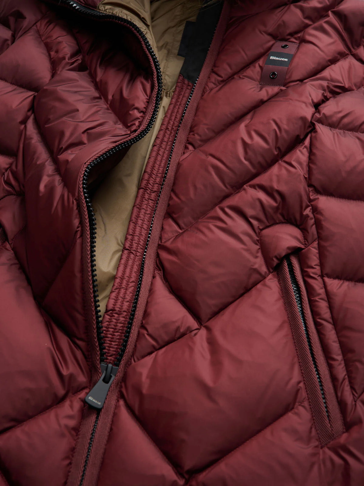 Piumino lungo Blauer Althea — Mogano — vista 5