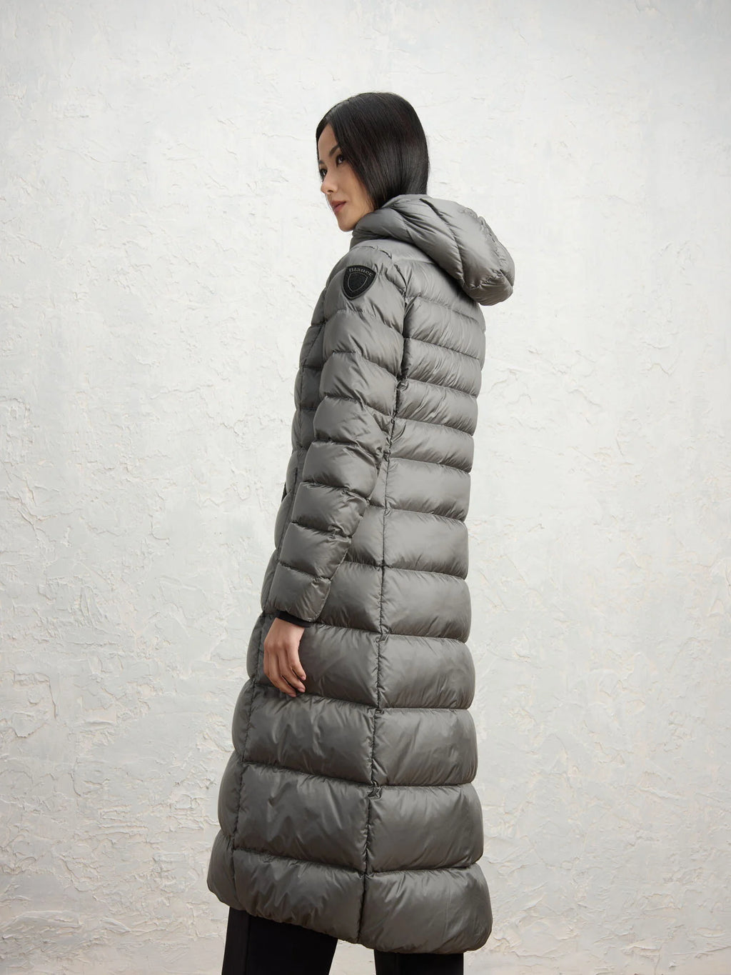 Doudoune longue Blauer Anita — Gris roche — vue 4