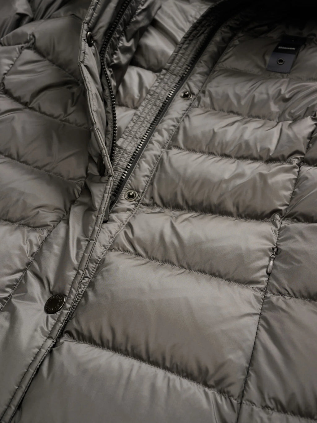 Doudoune longue Blauer Anita — Gris roche — vue 5