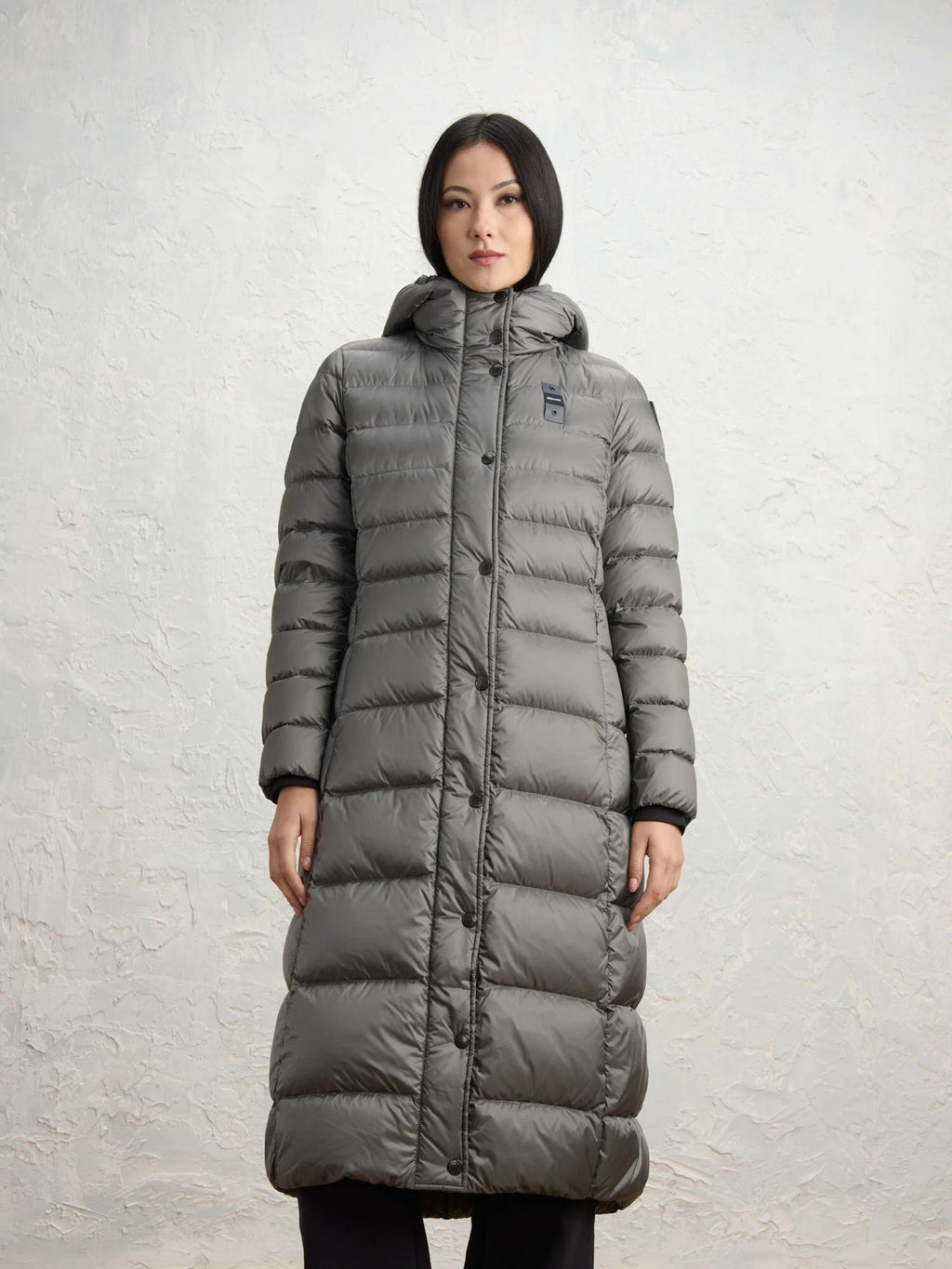Doudoune longue Blauer Anita — Gris roche