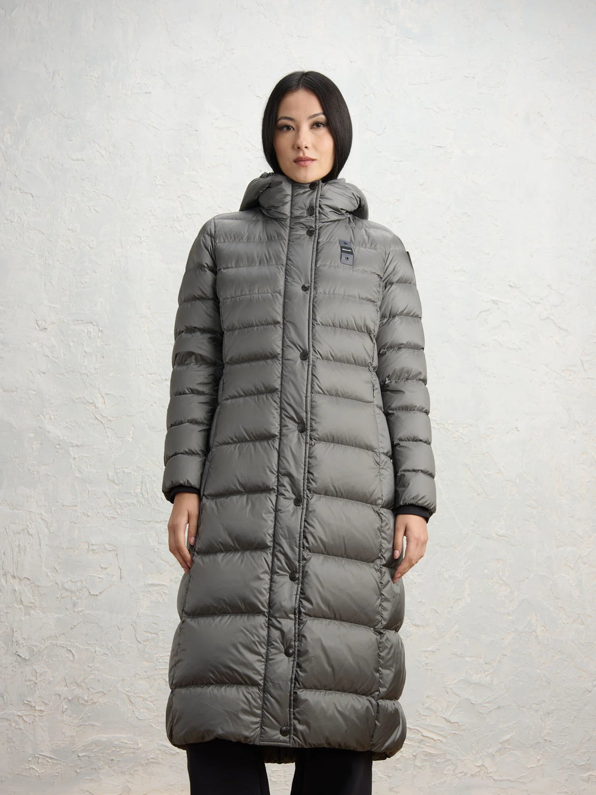 Piumino lungo Blauer Anita — Grigio roccia
