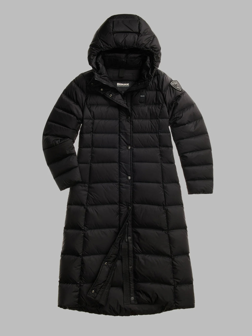 Blauer Anita long down jacket — Black — view 2