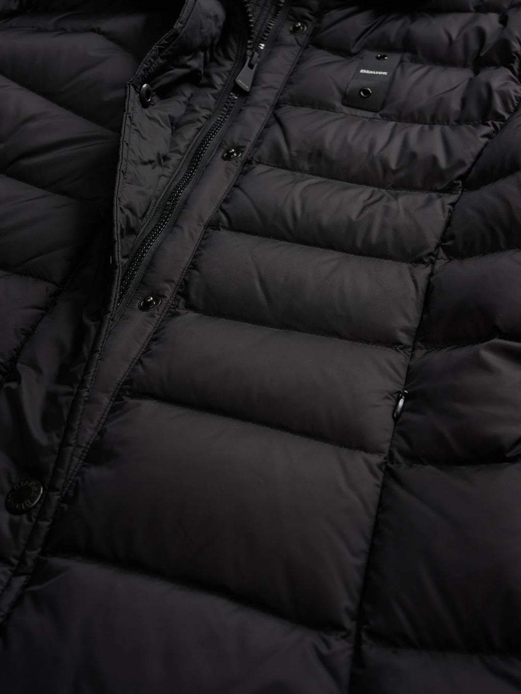 Blauer Anita long down jacket — Black — view 5