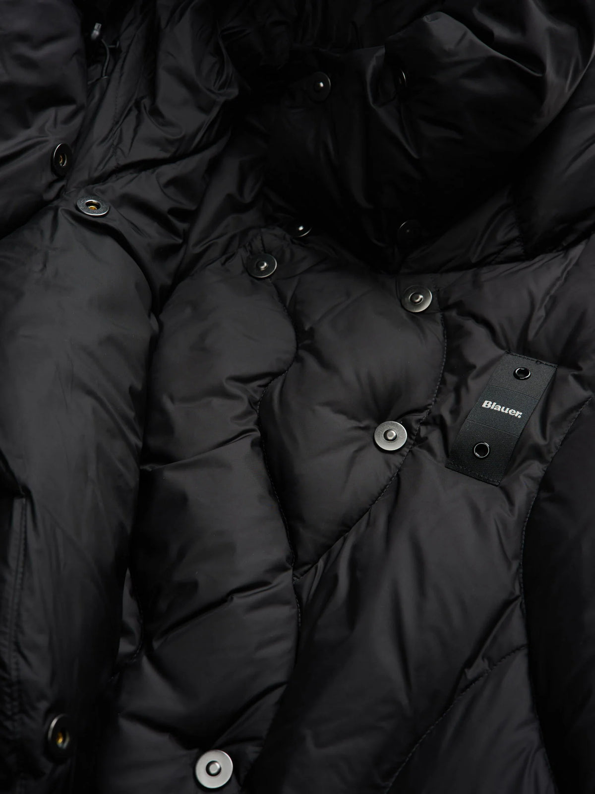 Piumino lungo Blauer Antwerp — Nero — vista 5