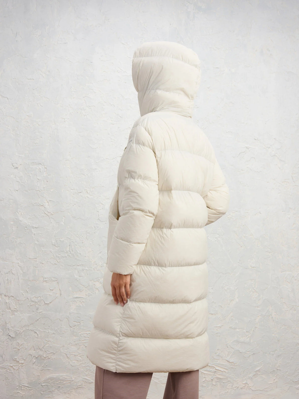Piumino lungo Blauer Ruth — Bianco — vista 4