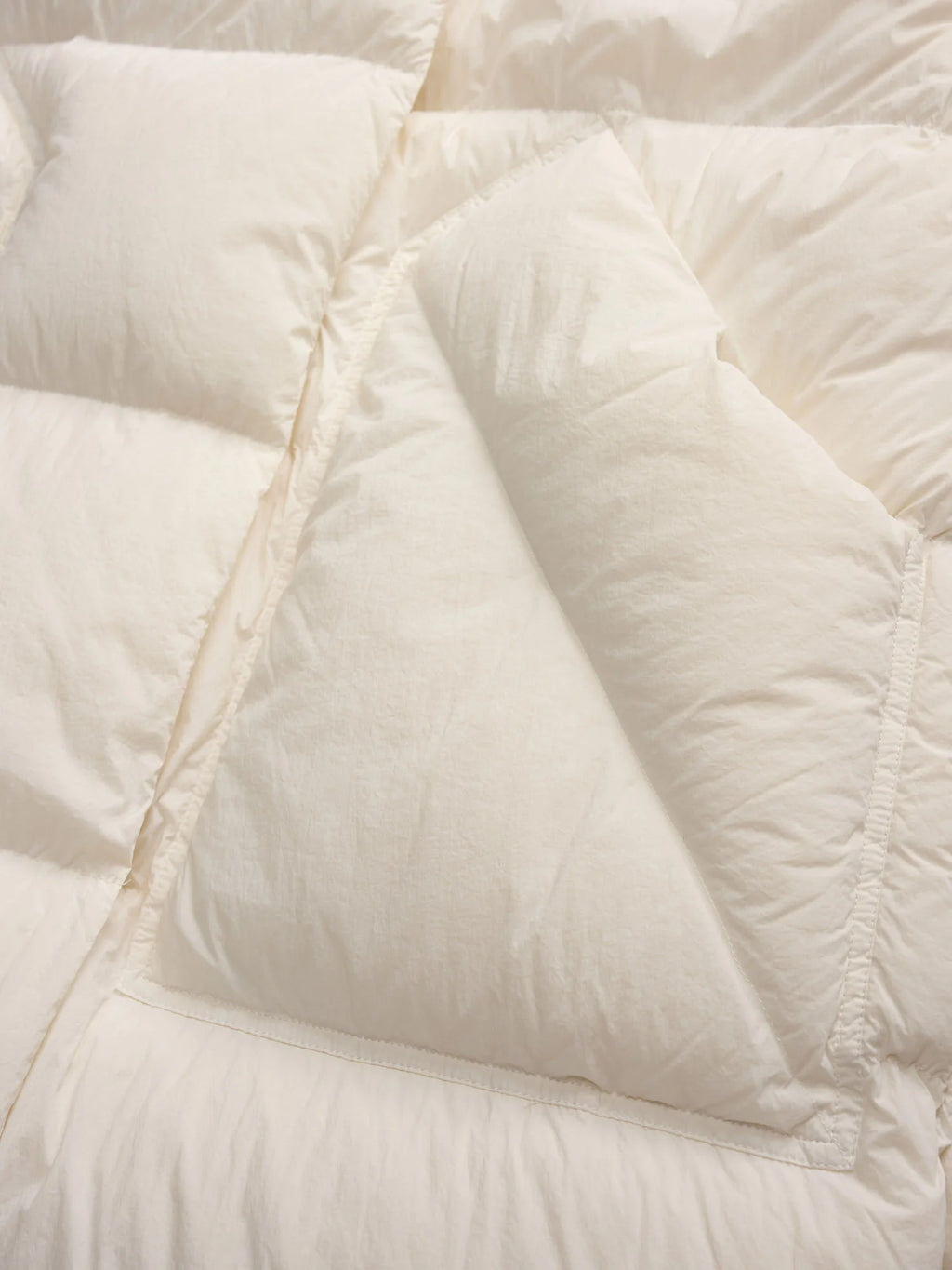 Blauer Ruth long down jacket — White — view 5