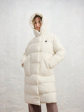 Blauer Ruth long down jacket — White