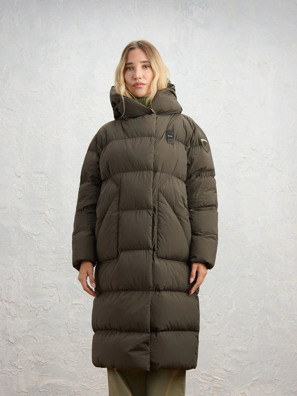 Piumino lungo Blauer Ruth — Marrone scuro