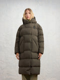 Piumino lungo Blauer Ruth — Marrone scuro