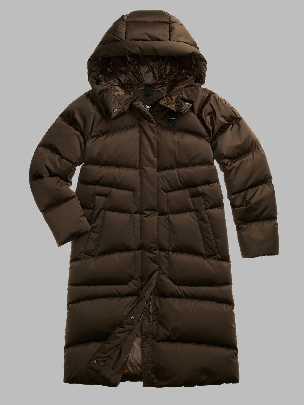 Piumino lungo Blauer Kinsale — Marrone scuro — vista 2