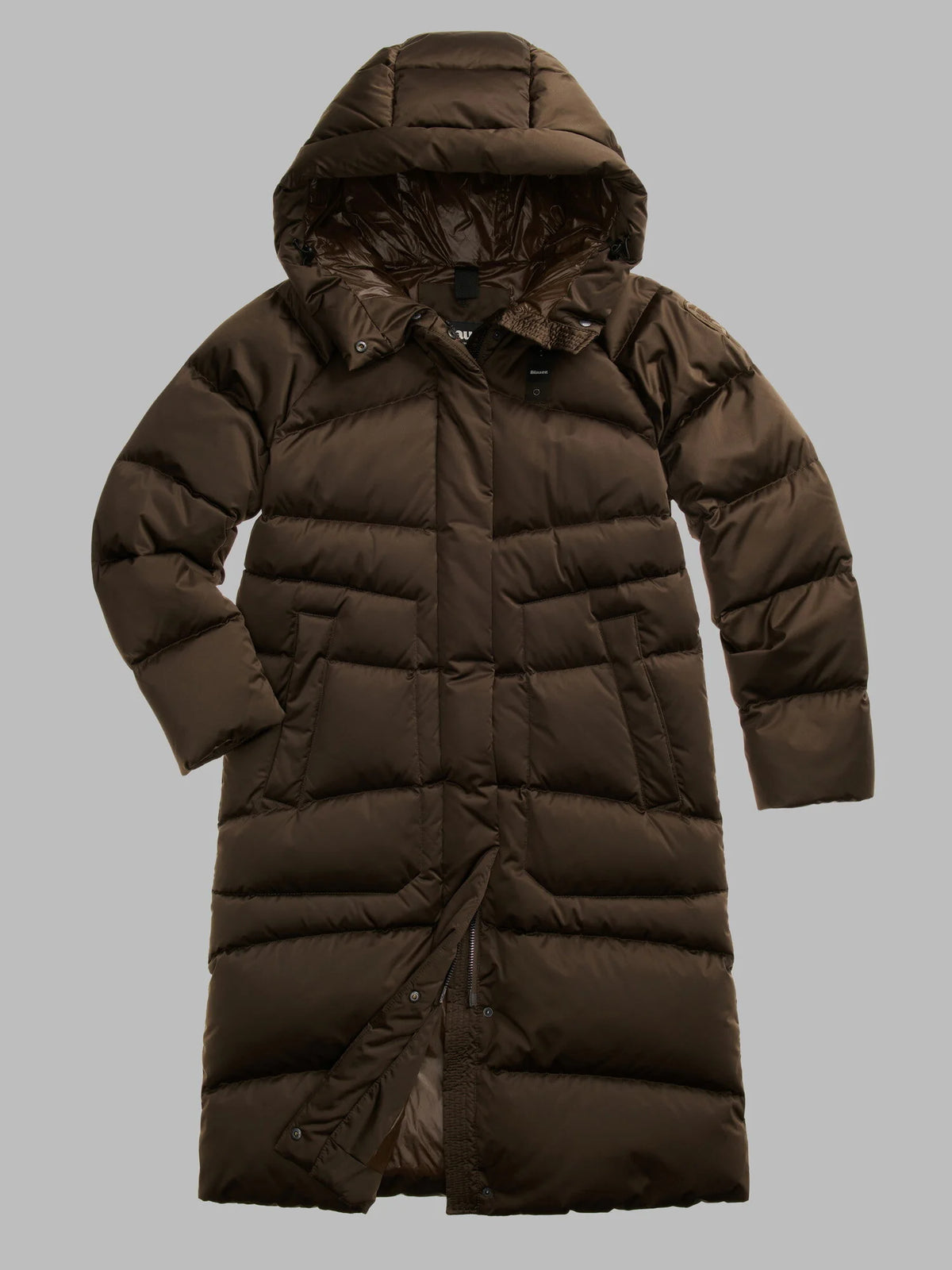 Blauer Kinsale long down jacket — Dark brown — view 2