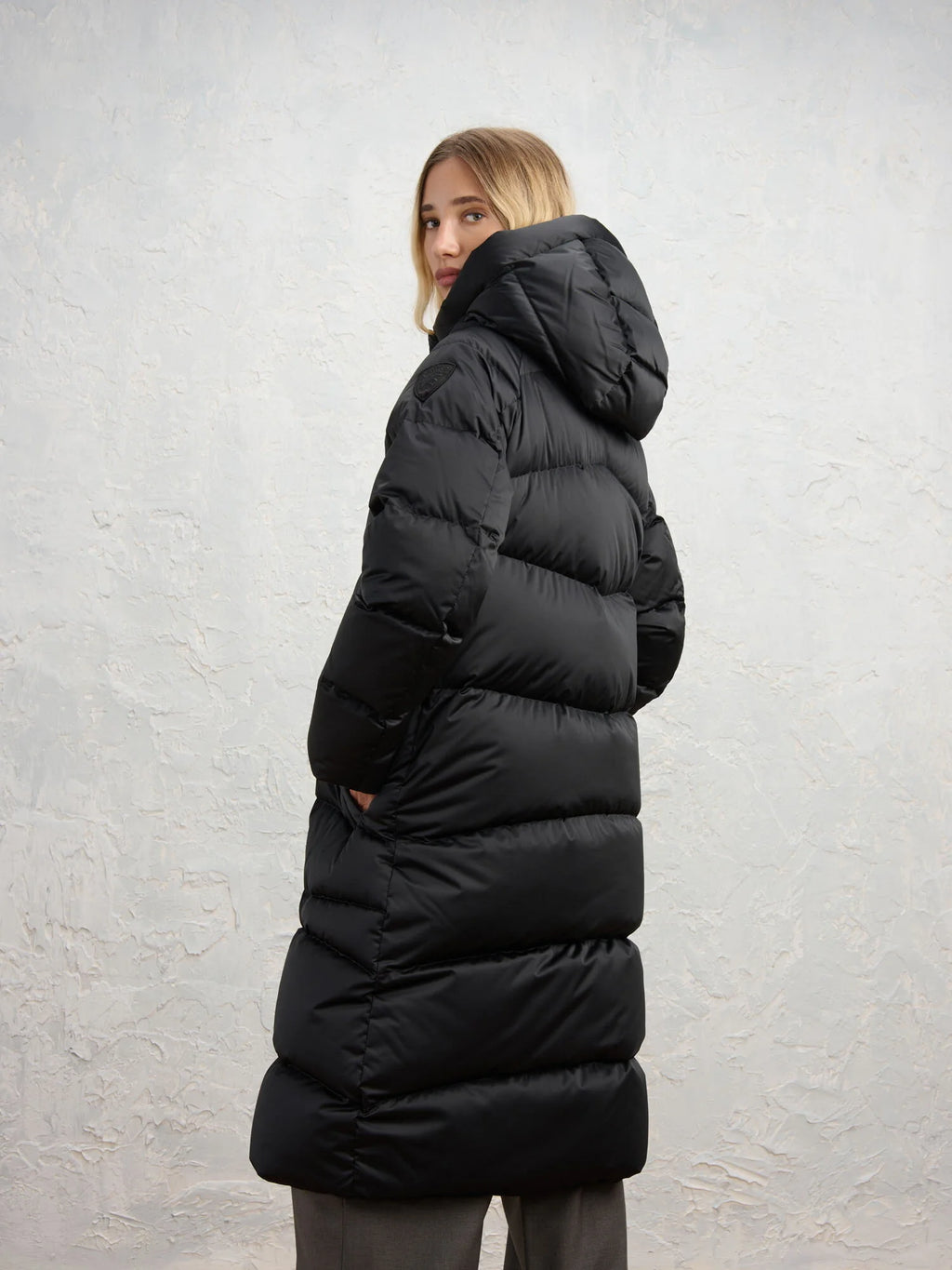 Piumino lungo Blauer Kinsale — Nero — vista 4
