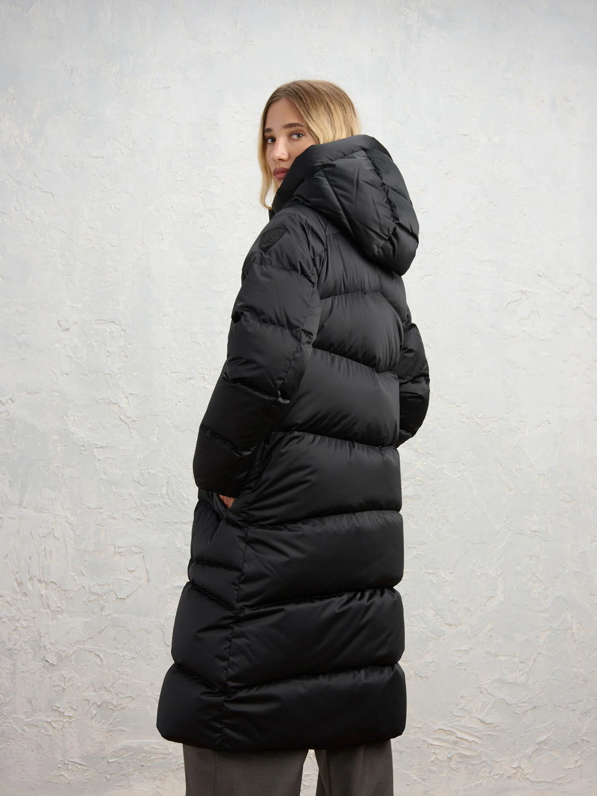 Blauer Kinsale long down jacket — Black — view 4