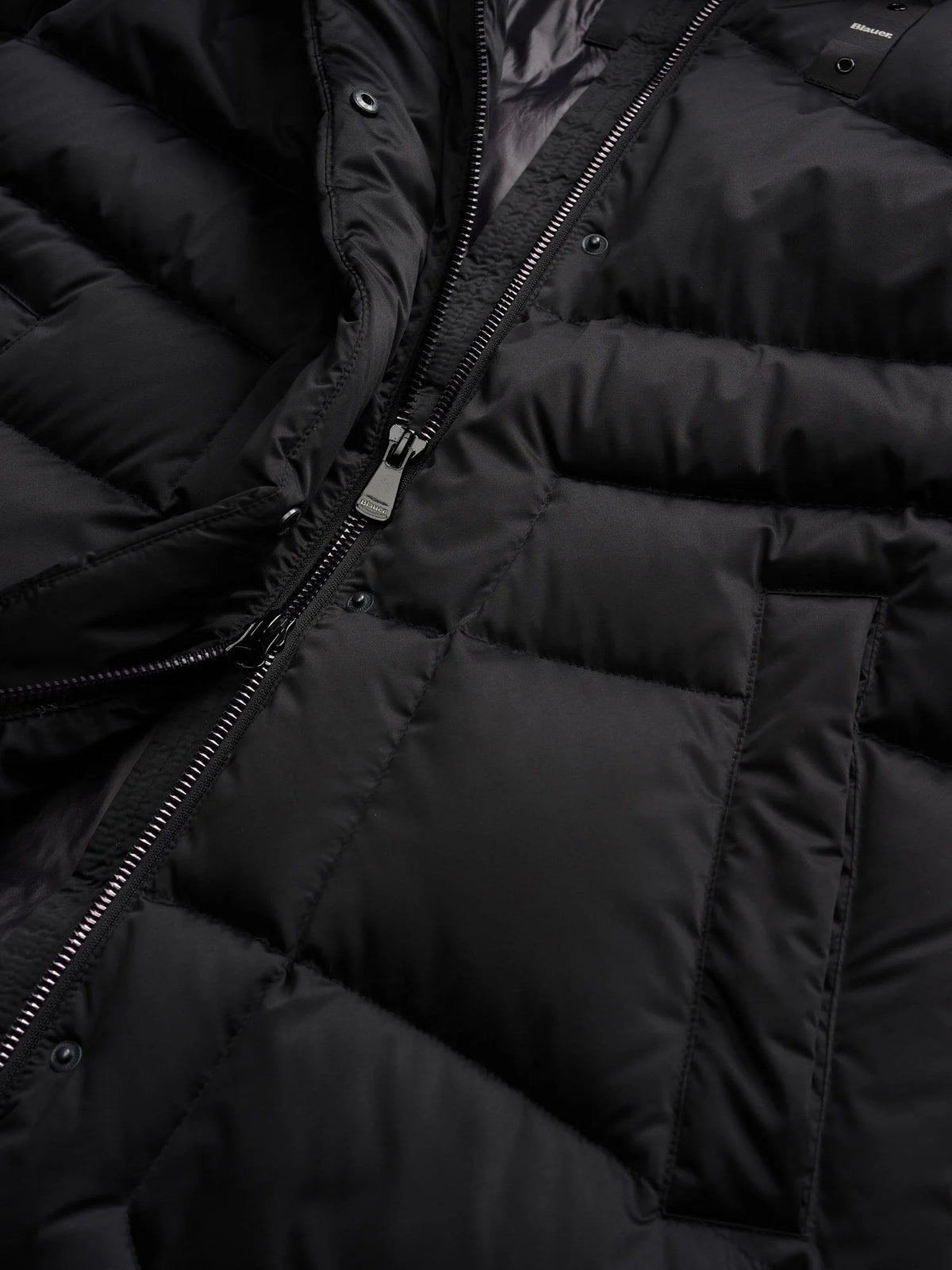 Blauer Kinsale long down jacket — Black — view 5