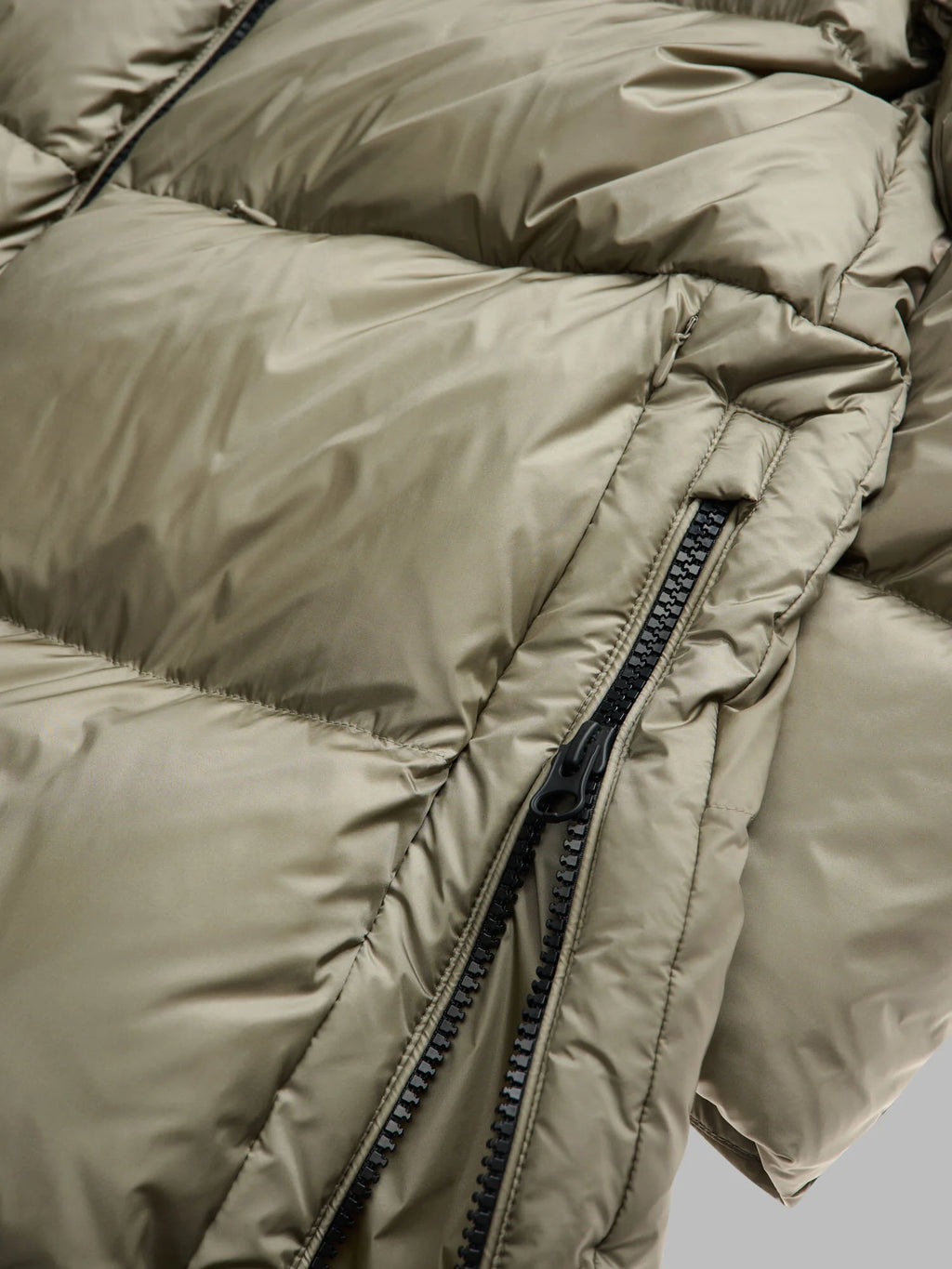 Blauer Celia long down jacket — Green — view 5