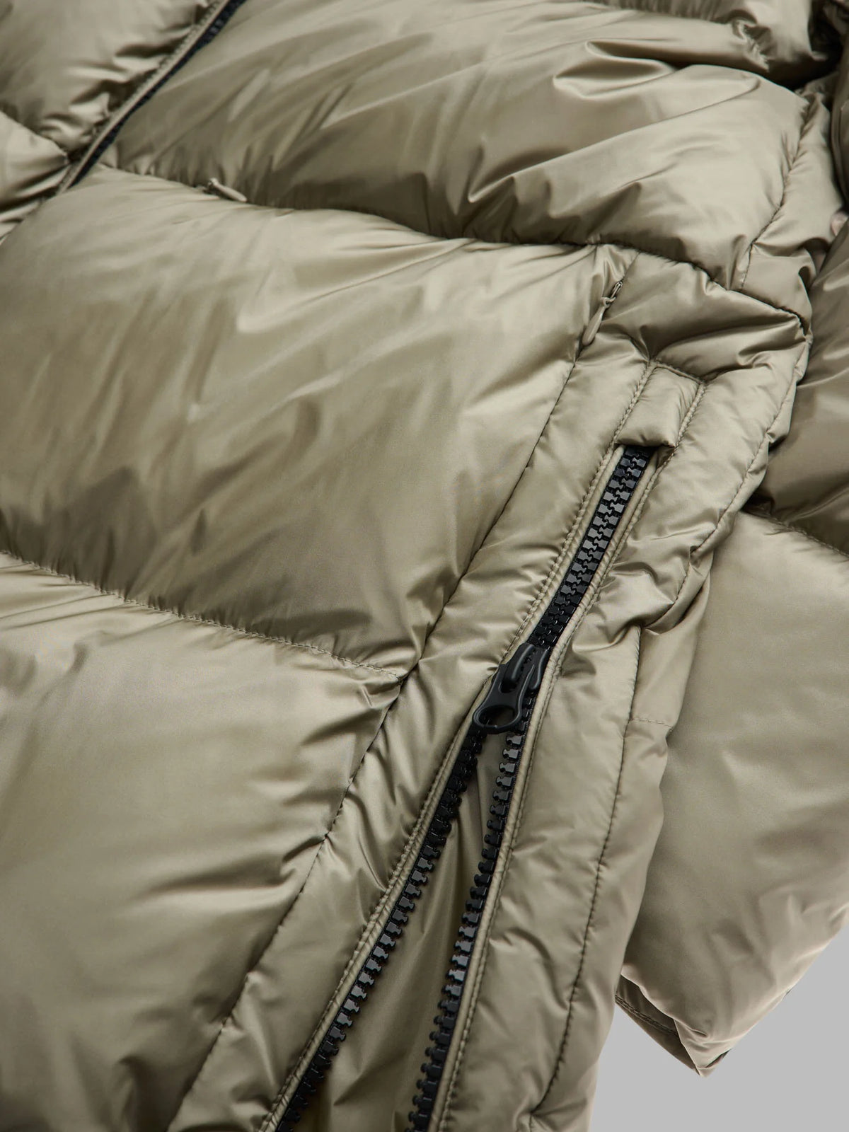 Blauer Celia long down jacket — Green — view 5