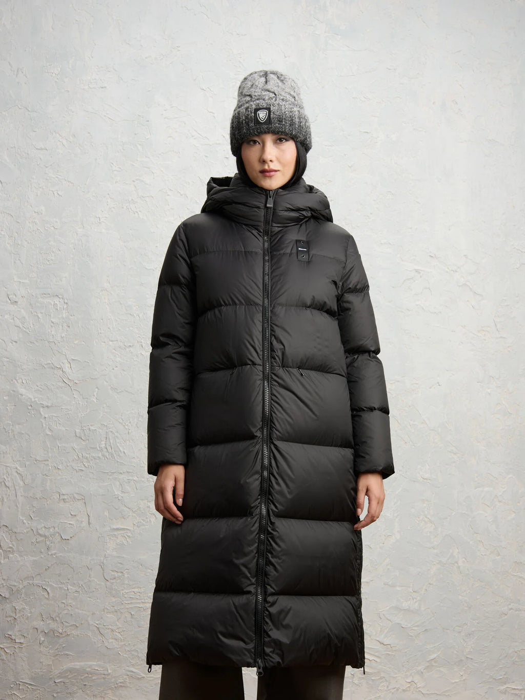 Piumino lungo Blauer Celia — Nero
