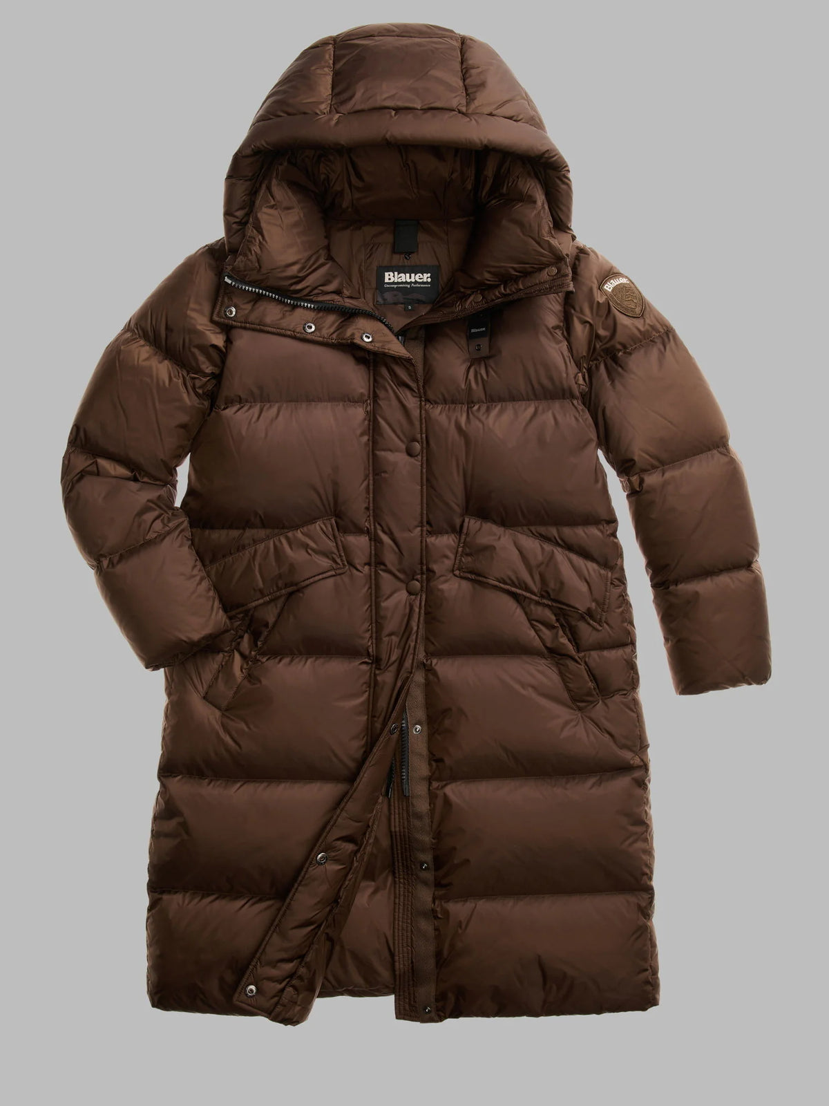 Piumino lungo Blauer Lena — Marrone — vista 2