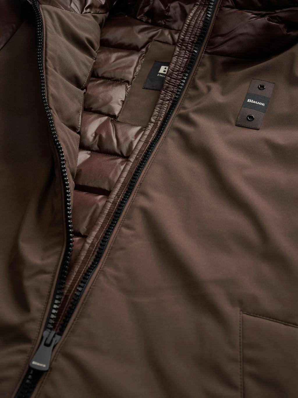 Piumino lungo Blauer Sawyer — Marrone — vista 5