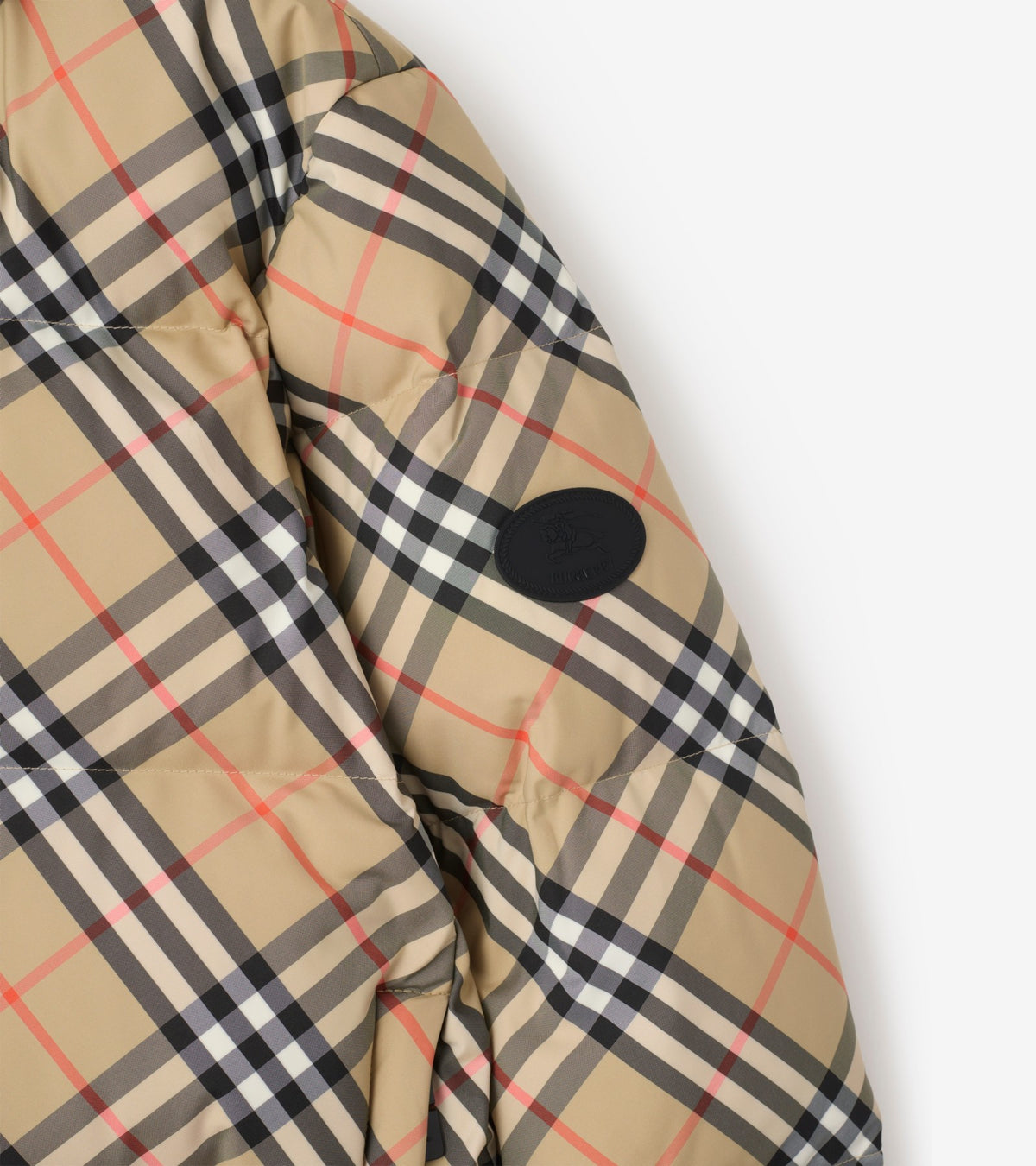 Burberry Check Ambleside Puffer Jacket – Sand
