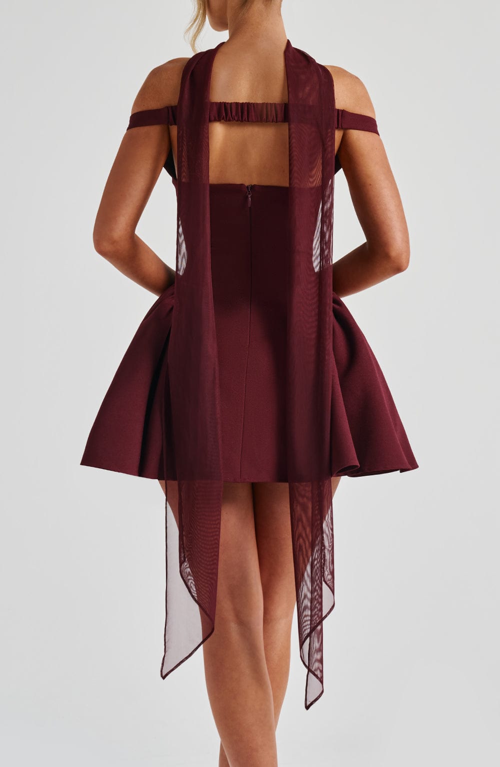 Foulard Ayla — Rouge cerise