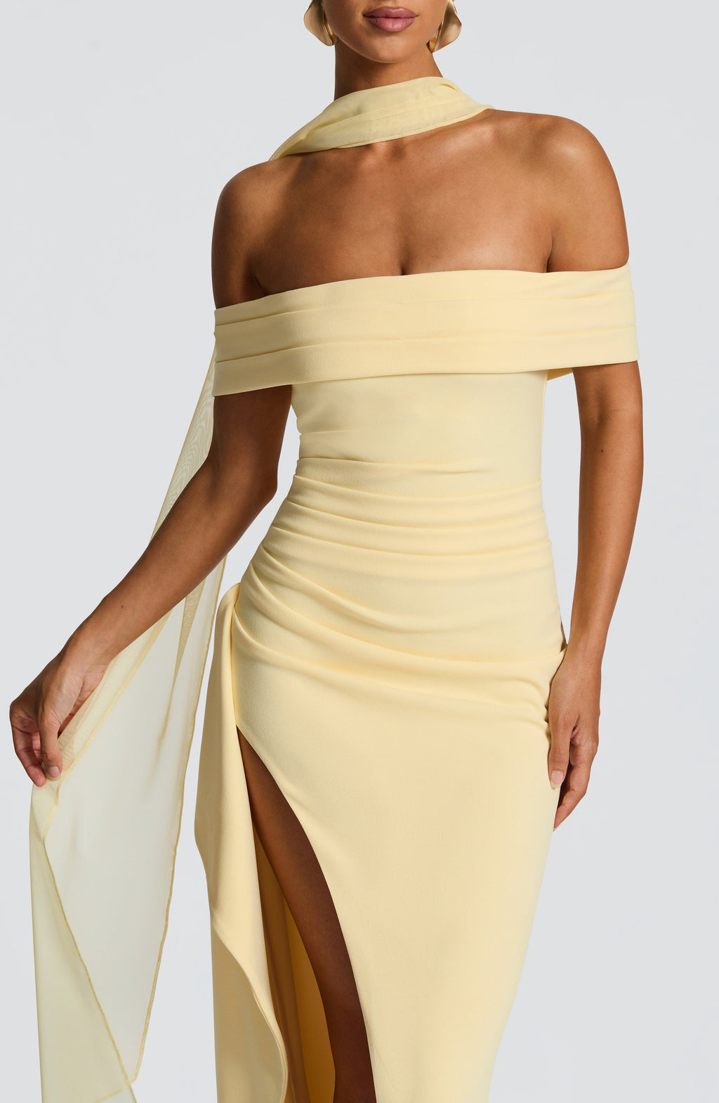 Foulard Ayla — Jaune citron