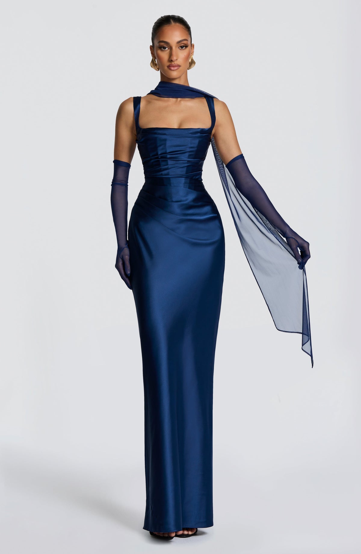 Foulard Ayla — Bleu marine
