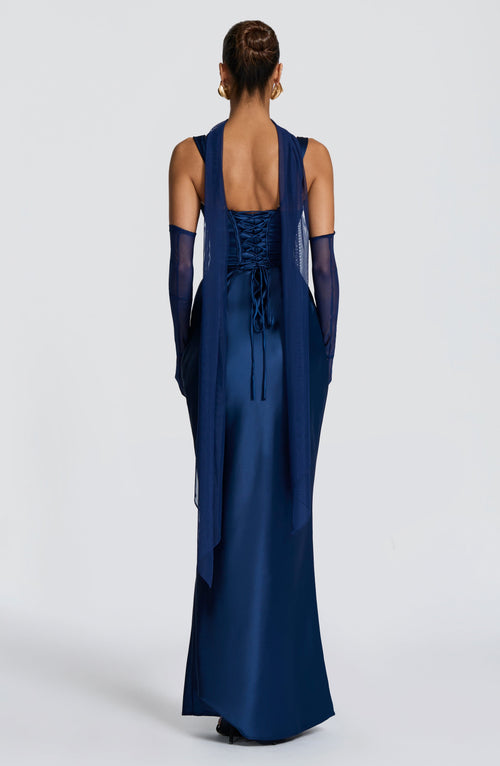 Foulard Ayla — Bleu marine