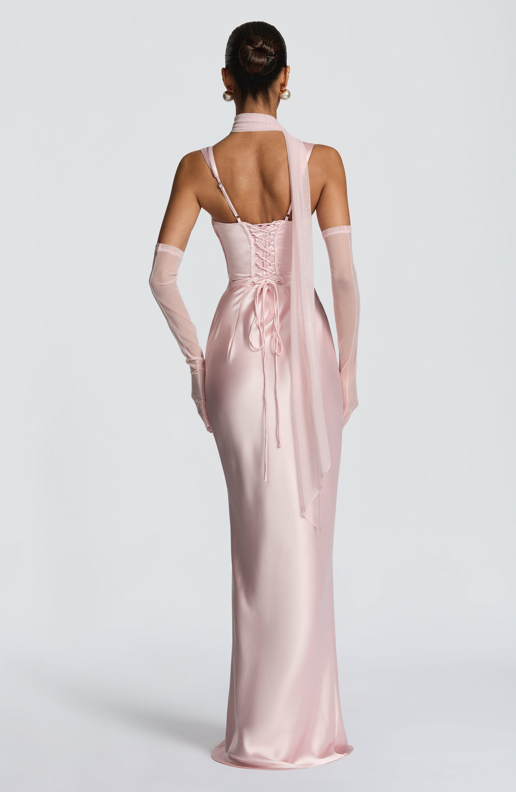 Foulard Ayla — Rose poudré