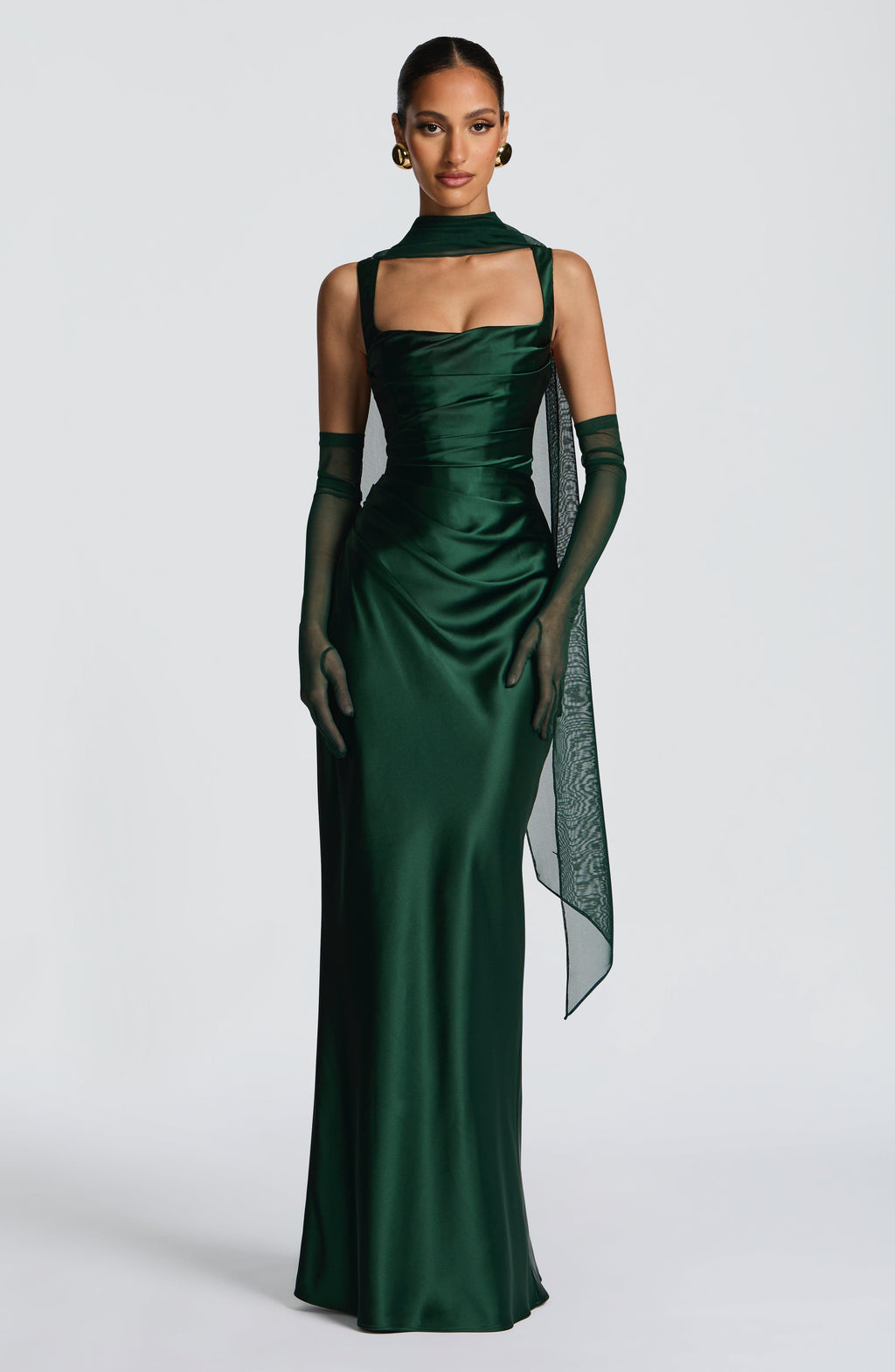 Foulard Ayla — Vert émeraude