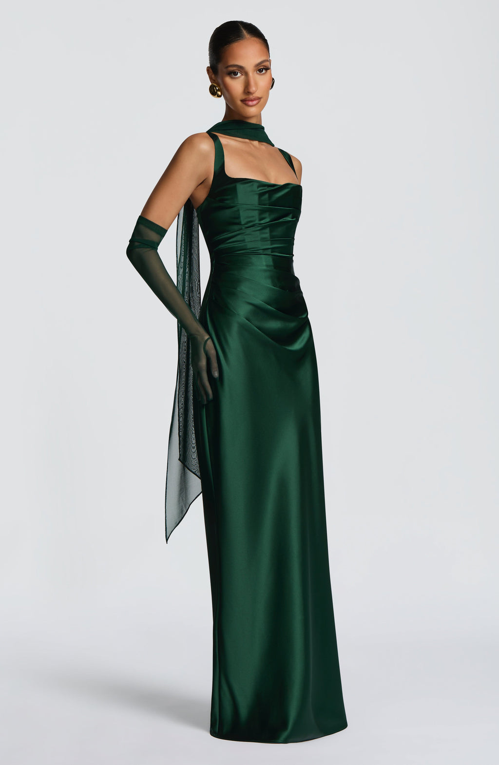 Foulard Ayla — Vert émeraude