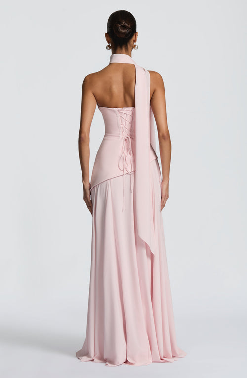 Foulard Mila — Rose poudré