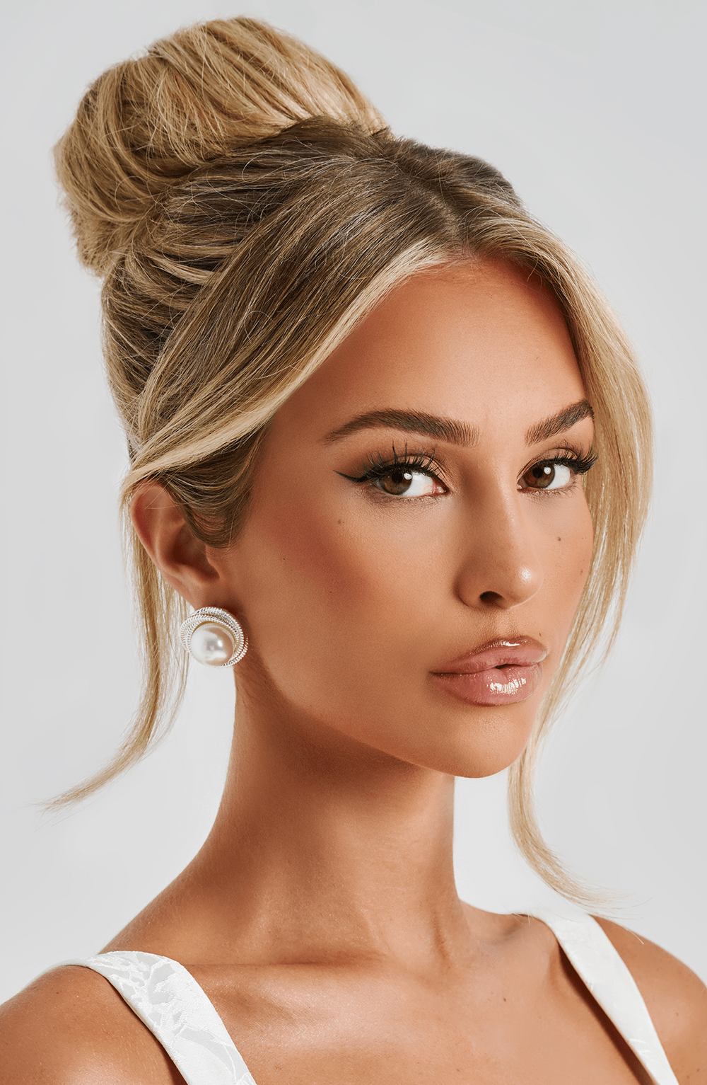 Boucles d'oreilles Davina — Argenté